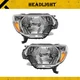 2pcs Headlight Assemblies Front For 2012-2014 2015 Toyota Tacoma 2.7/4.0L Chrome