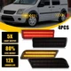4x Amber Red Lamp LED Side Marker Light Kit for 2010-2013 Ford Transit Connect H
