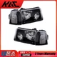 Headlight Assembly Clear Lens For 2001-2011 Ford Ranger Halogen Black Housing