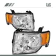 Fits 2008-2012 Ford Escape Replacement Headlight Assembly Pair Driver +Passenger