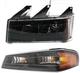 CANYON/COLORADO 04-12 HEAD LAMP LH Assembly Halogen 2-pc Kit with Corner Light CANYON/COLORADO 04-12 HEAD LAMP LH Assembly Halogen 2-pc Kit with Corner Light