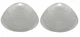 United Pacific Clear Plastic Parking Light Lens Set 1955-1957 Chevy Pickup Truck