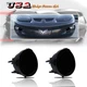 2x Smoked Front Turn Signal Lamp Lens For 1998-2002 Pontiac Firebird / Trans AM