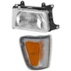T100 93-98 HEAD LAMP RH 2-pc kit Assembly Halogen with Corner Light