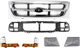 6-Piece Grille Kit for 1998-2000 Ford Ranger with Corner Lights, Header Panel,