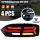 VLAND LED Tail lights For VW JETTA MK6 2011-2014&2012-2015 Sagitar W/Sequential