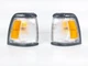 Black Corner Lamp Parking Light Indicators For 1992-1995 Toyota Pickup 2WD