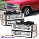 LED DRL Headlights For 1994-1998 Silverado Suburban Tahoe C10 C/K 1500 2500 3500