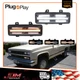 For Chevy GMC Van Jimmy Pickup Truck Clear Switchback LED DRL Signal Lights 2PCS