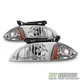 2000 2001 2002 Chevy Cavalier Headlights w/Corner Parking Lights Headlamps 4Pcs 2000 2001 2002 Chevy Cavalier Headlights w/Corner Parking Lights Headlamps 4Pcs
