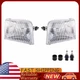 Pair Headlights For 1993-1997 Ford Ranger Driver and Passenger Side W/Bulb