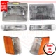 Headlights, Corner Lights, Turn Signal Lights Kit 6pc for 97 Jeep Grand Cherokee