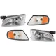 Headlight Lamp  Left-and-Right Left & Right for Nissan Altima 1998-1999