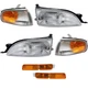 Headlight Lamp  Left-and-Right Left & Right for Toyota Camry 1995-1996