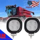2 pcs HA87584890 LED Flood Beam Light, 3375 Lumens Fits Case 6140, 7130, 7230