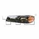 TYC Turn Signal / Parking Light Assembly Front Left 18593200 19418419