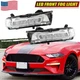 LED Front Fog Light DRL w/Turn Signal Left+Right Side For 2018-2023 Ford Mustang