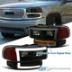 Smoke Headlights+Bumper Lamps Fits 2000-2006 GMC Sierra Yukon XL Denali LED DRL