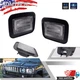 For 03 04 05 06 07 08 09 HUMMER H2 Clear Front Corner Side Parking Lamp Set of 2