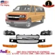 Front Grille Assembly + Headlight Kit For 2003-21 Chevy Express / GMC Savana Van