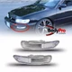 For 1993-1997 Toyota Corolla Clear Chrome Front Bumper Light Lamp Left+Right Set