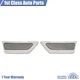 Front Bumper Reflector Side Marker Light Pair 2pcs Clear For 17-18 Audi A4 S4 B9