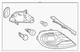 Genuine Volkswagen Tail Lamp Assembly 5C5-945-096-J