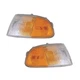 Side Marker Lights Reflectors Pair Set for 92-95 Honda Civic Coupe/Hatch