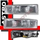 95-05 Chevy Astro Van Euro Parking Signal Bumper Lights Lamps 1 Pair 