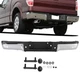 Complete Steel Rear Bumper Assembly w/Park For 2009 2010-2014 Ford F150