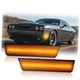 LED Side Marker Lights Front Bumper LED Sidemarker For Dodge Challenger Amber