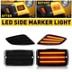 4PC Smoke Bumper Signal Fender Side Marker Lights For 1997-2006 Jeep Wrangler TJ