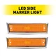 Side Marker Lights Front Lens For 1981-1986 Suburban Chevrolet C10 C20 K10 K20
