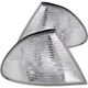 ANZO Corner Lights Fits 1999-2001 BMW 3 Series E46 Euro Corner Lights Chrome
