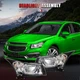 Headlight Assembly For 2011 12 13 14 2015 Chevy Cruze 4-Door Sedan Black Housing