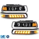 For 2001-2006 Chevy Tahoe Suburban Z71 LED Headlights+Bumper Signal Lamps