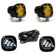 Baja Designs&reg; S1 LED Lights Pair Amber Wide Cornering, Rock Guards, Wire Harness