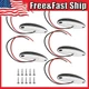 For Freightliner Cascadia Amber LED Raised Roof Clearance Marker Lights
