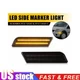 Amber LED Front Side Marker Lights Smoke Lens For 2010-2013 Ford Transit Connect