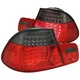Anzo 321127 LED Tail Lamp For BMW M3 2001-2006 Left & Right Red & Smoked Chrome