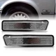 Anzo 511023 Black Clear Incandescent Side Marker Lights for 97-98 BMW 3-Series
