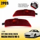 For 2016-2023 MAZDA MX-5 Red MIATA Lens Rear Bumper Side Park Marker 2PCS Light