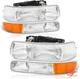 FOR 1999-2002 CHEVY SILVERADO 00-06 TAHOE SUBURBAN HEADLIGHTS+SIGNAL LIGHTS
