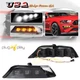 Dynamic Smoked LED Front Turn Signal Lights DRL Lamps For 2015-2017 Ford Mustang