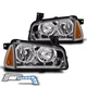 For 06-10 Dodge Charger Replacement Chrome Headlights w/Corner Lamp+Blue LED DRL