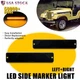 2x Smoked Amber LED Side Marker Turn Signal Light For 1974-1983 Jeep Cherokee SJ