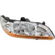 RIGHT HEADLIGHT FITS NISSAN ALTIMA SE 1998 1999 BY PART NUMBER 260109E025