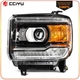 For 2014-2019 GMC Sierra 1500 2500HD 3500HD Left Headlights Assembly w/Projector