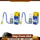 For Hella H3 100W Fog Light Bulb H3 Male Spade End Halogen Yellow 12V H83135111