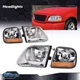 Pair Headlights & Parking Corner Lights Fit For 97-03 Ford F150/99-02 Expedition